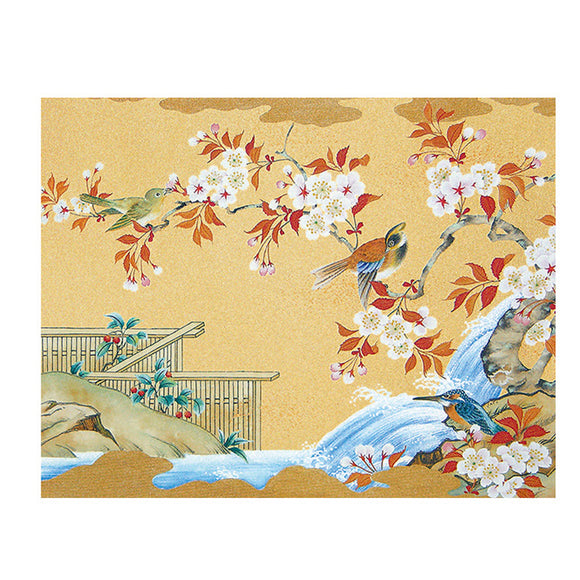 Greeting Card Sakura & Birds