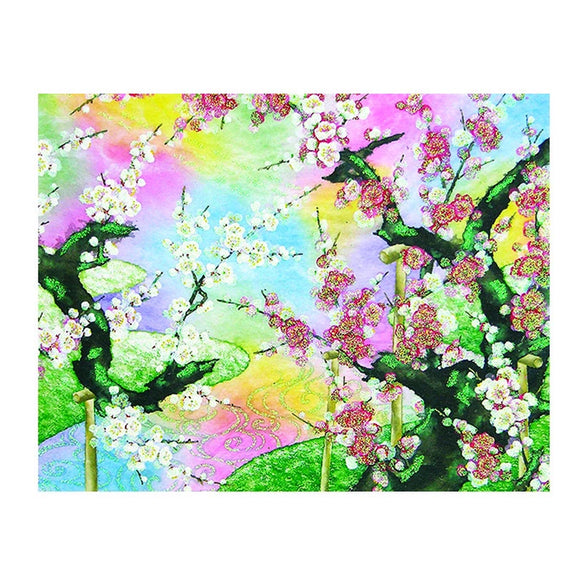 Greeting Card Plum Blossoms
