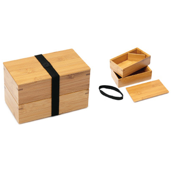 Bamboo Lunch Box Susu 2 Tier Large Japan