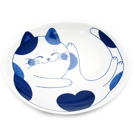 Medium Oval Plate Cat Mike