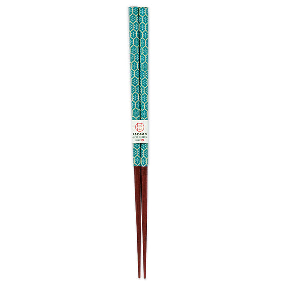 Chopsticks Japanese Modern Snowflake Blue 23cm