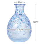 Glass Sake Bottle Ruri