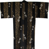 Yukata Robe for Men Shogun Black