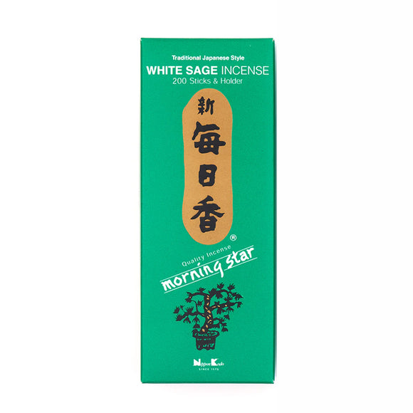 Nippon Kodo Incense MS White Sage 200 Sticks