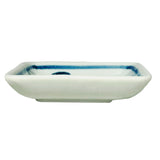 Square Plate Karakusa Hand Painted