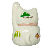Cat Ornament Maneki Neko Shochikubai Left