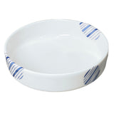 Medium Flat Bowl Tokusa Blue