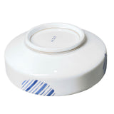 Medium Flat Bowl Tokusa Blue