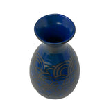 Sake Pot Blue Wave Uzu Small