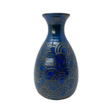 Sake Pot Blue Wave Uzu Small