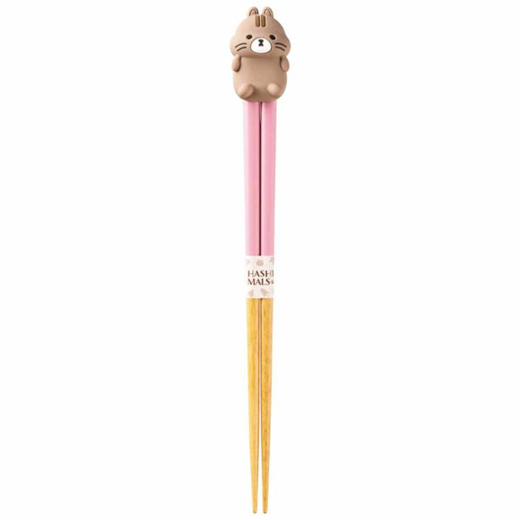 Chopsticks & Chopstick Rest Set Hashimals Squirrel