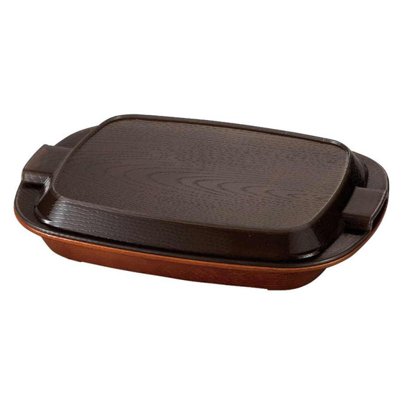 Uchi Ben Lunch Box Mokume Light Brown
