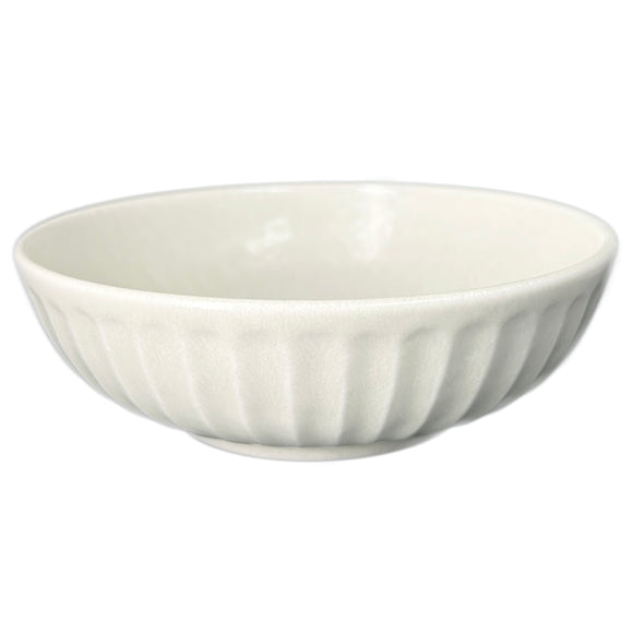 Flat Bowl Nejiri White