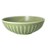Flat Bowl Nejiri Green