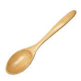 Wooden Spoon Shiraki with a Rounded Handle 14cm