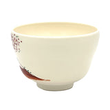 Matcha Bowl Aka Fuji Kiyomizu Ware