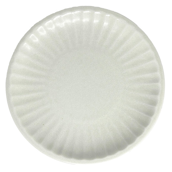 Medium Plate Nejiri White