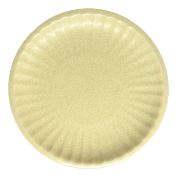 Medium Plate Nejiri Cream