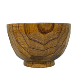 Wooden Soup Bowl Kikko Mokume