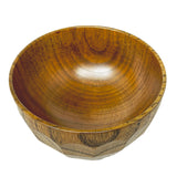 Wooden Soup Bowl Kikko Mokume