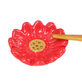 Chopstick Rest Gerbera Red