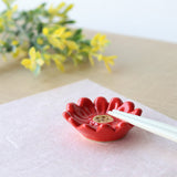 Chopstick Rest Gerbera Red
