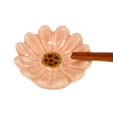 Chopstick Rest Gerbera Peach