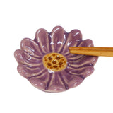 Chopstick Rest Gerbera Purple