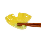 Chopstick Rest Ginkgo Yellow
