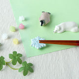 Chopstick Rest Snowflake Aqua