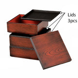 Jubako Mokume Tasogare 3-Tier