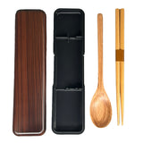Chopsticks & Spoon Set Tochi Mokume