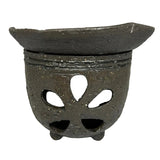 Chakouro Tea Aroma Burner Kurotsuchi Kamon By Masahiro Ito