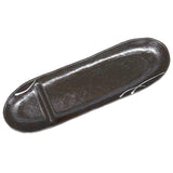 Oblong Shikiri Plate Kuro