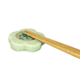 Chopstick Rest Flower Gold