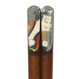 Chopsticks Ukiyoe Cat Nyaraku