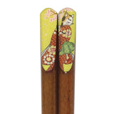 Chopsticks Ukiyoe Cat Looking Back Nyanko