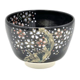 Matcha Bowl Yozakura Kiyomizu Ware By Kaiho Yagi