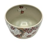 Matcha Bowl Sakura Zume - Kiyomizu Ware By Kaiho Yagi