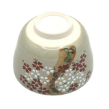 Matcha Bowl Sakura Zume - Kiyomizu Ware By Kaiho Yagi