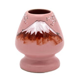 Chasen Stand Aka Fuji - Kiyomizu Ware