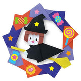 Origami Paper Halloween Wreath