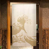Noren Hokusai Nakagawaoki Namiura Wave