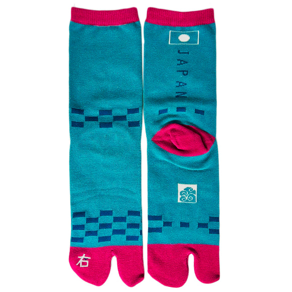 Tabi Socks Hinomaru Sayuu Bluegreen