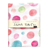 Tenugui Gauze Towel Toiro Polka Dots Hibiscus