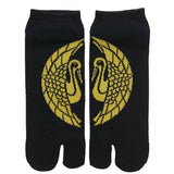 Tabi Socks Tsuru Kanoko BK
