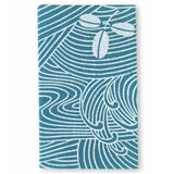 Chusen Tenugui Towel Leaves in Waves