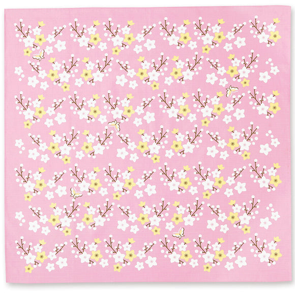 Furoshiki Peach Flower Pink 70cm