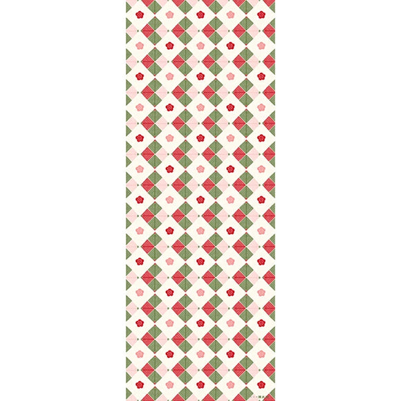 Tenugui Towel Hamamonyo Hishi Matsu Koume