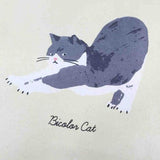 Tote Bag Cat Marche Cream Yellow